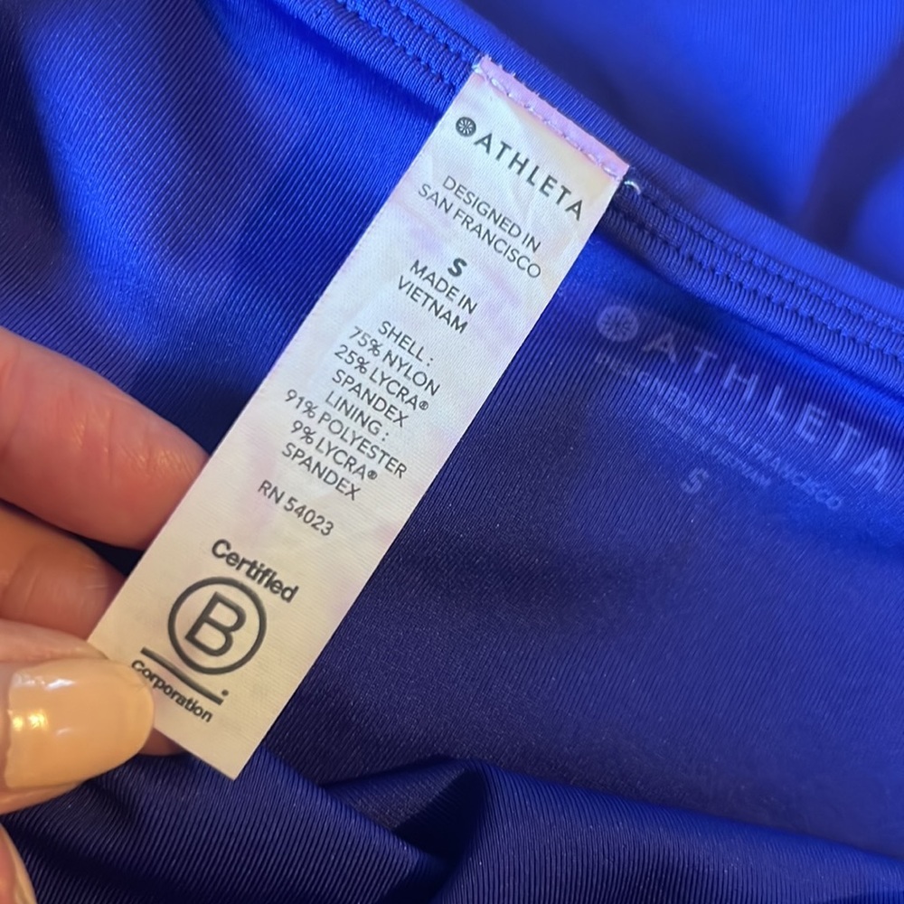 Athleta NEW Cross Back Swim Tank & Bikini Bottom Set - Picture 4 of 9